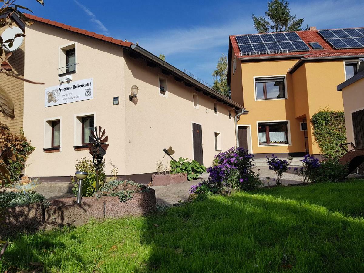 Ferienhaus Balkenkunst Radebeul Kültér fotó